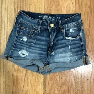 American Eagle Super Stretch High Rise Shortie